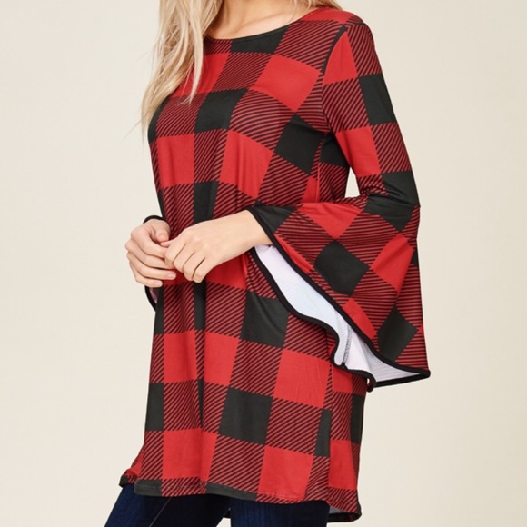 🌟Sale🌟Bell Sleeve Tunic - Picture 3 of 7